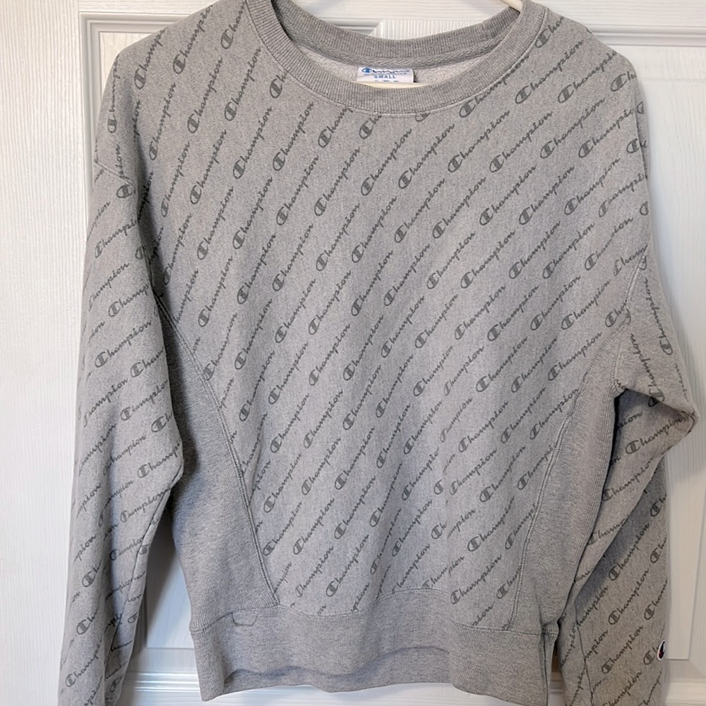 Champion Reverse Weave Pull Over Sweater Size Small